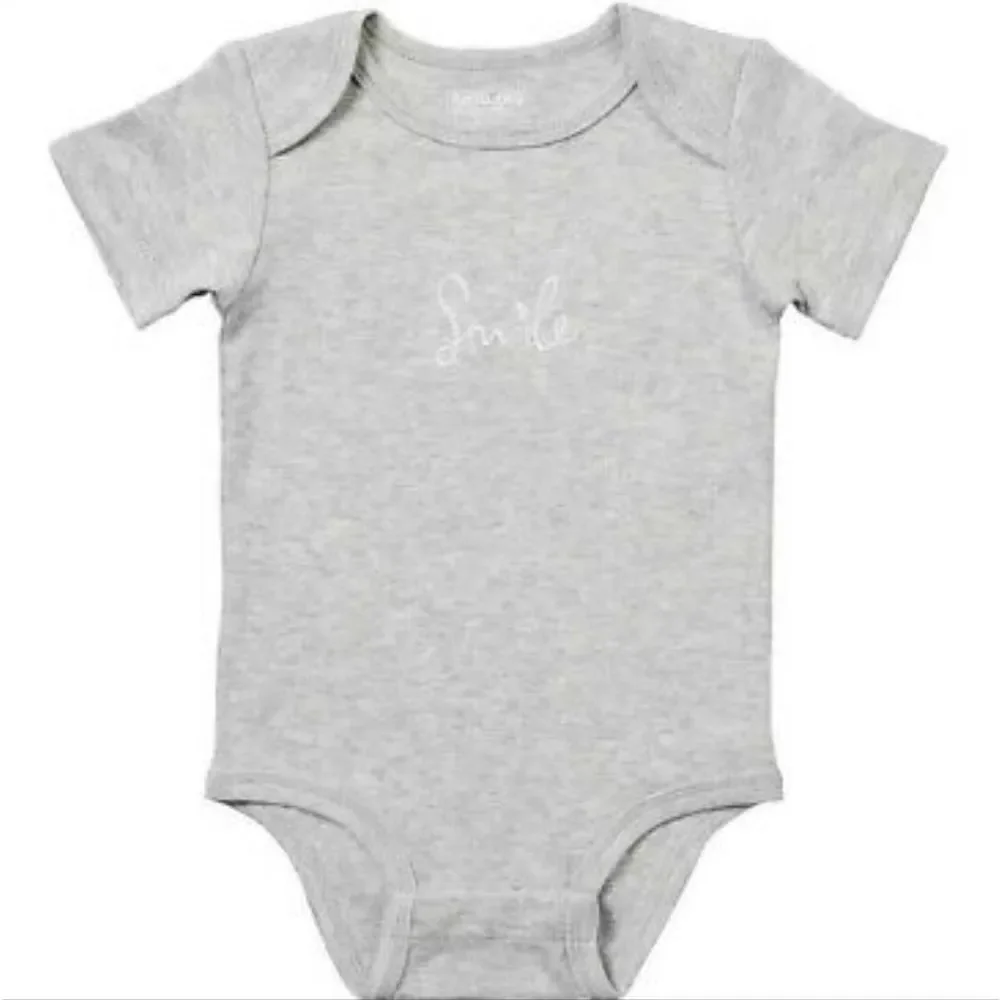 Kirkland Signature Infant Baby 6-pack Organic Cotton Bodysuit Onsies